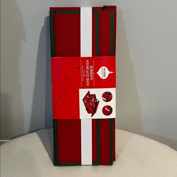 Merry Collapsable Ribbon Storage Box - Picture 7 of 11